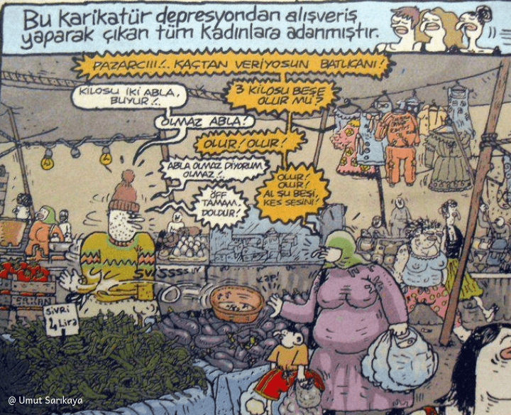 pazar alışverişi yapmak