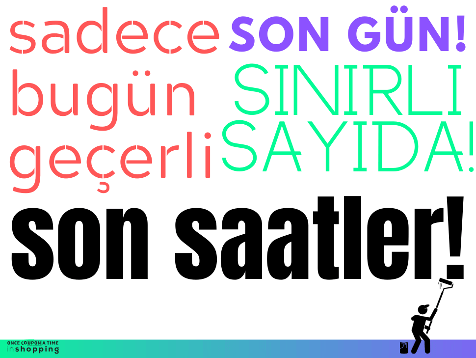 indirimler bitiyor