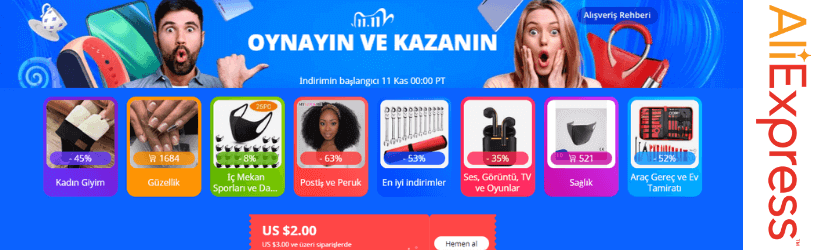 aliexpress 11 indirimleri