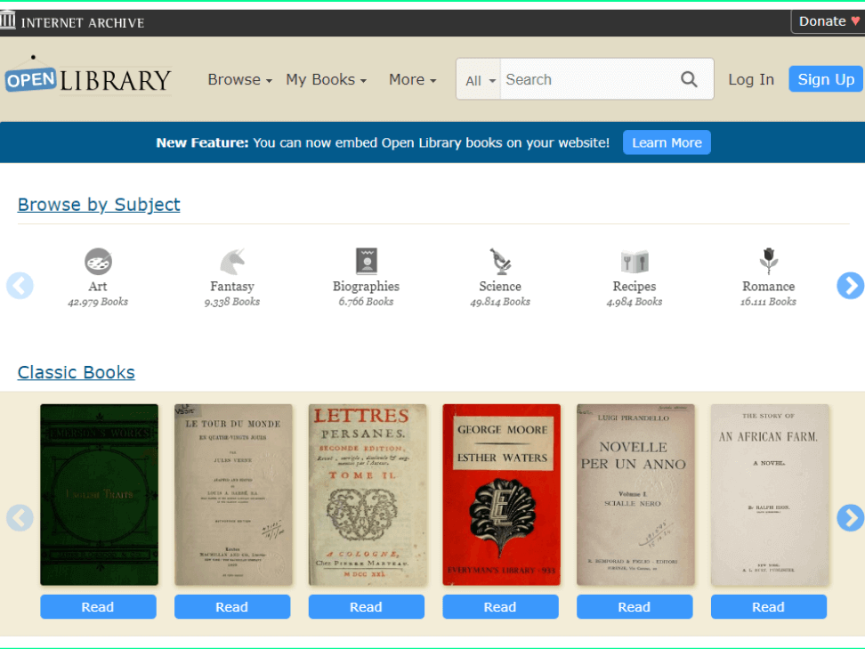 open library
